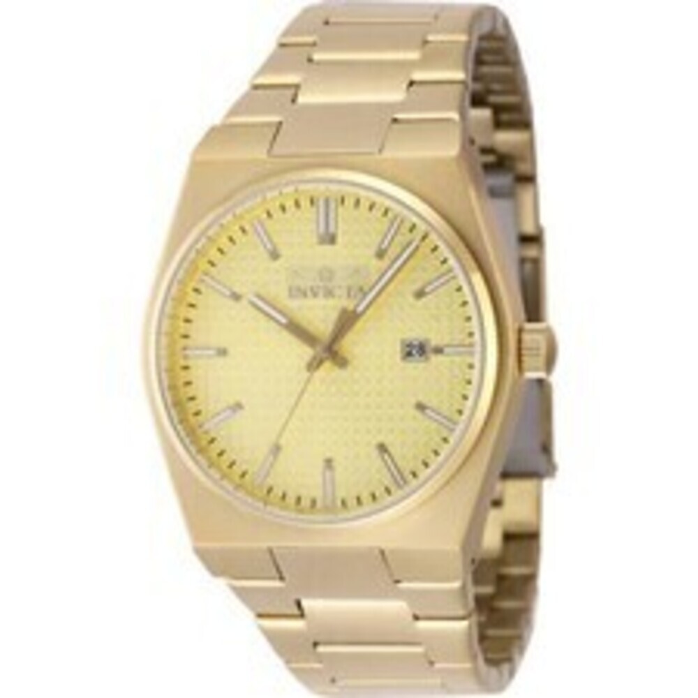 NWT Invicta 48398  Speedway | 3-Hand | Gold | Men's Watch